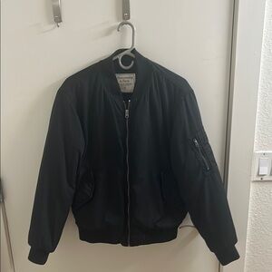 Abercrombie & Fitch Black Bomber Jacket for Men